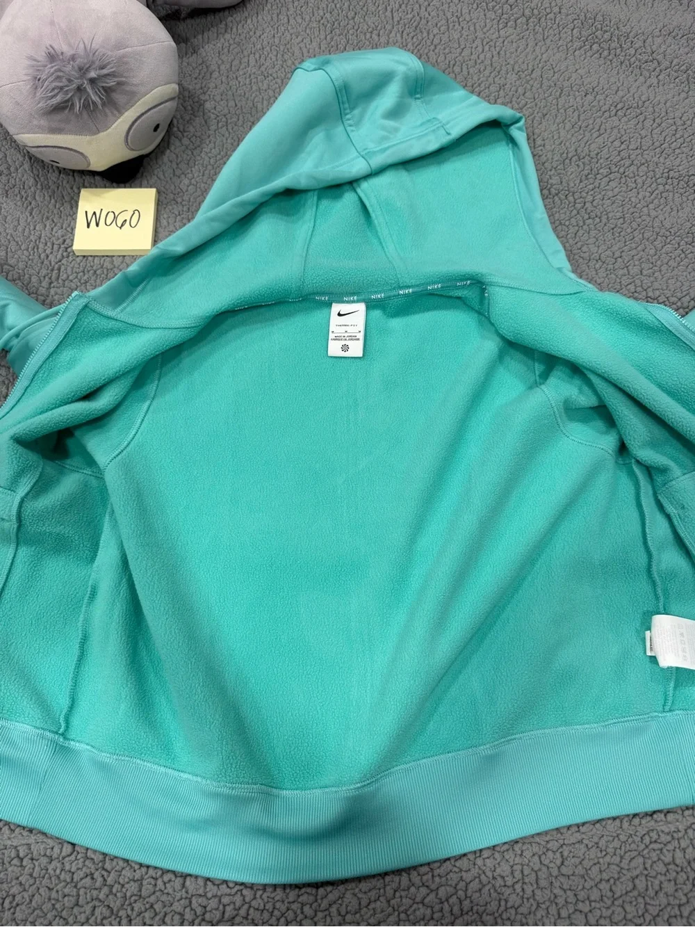 Nike Women's Teal Full-Zip Hoodie Jacket